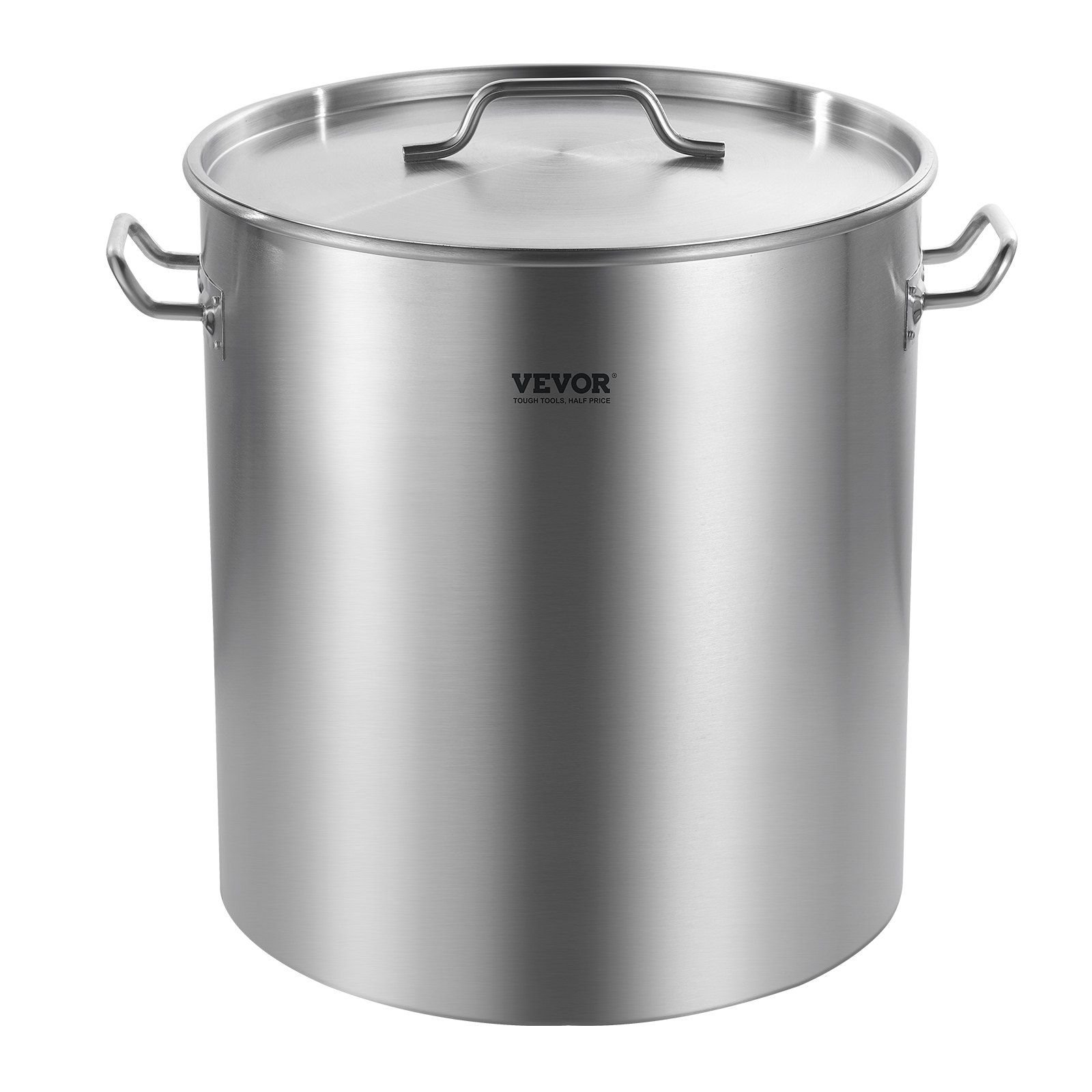 64QT Stainless Steel Stockpot Cooking Kitchen Sauce Pot with Basket Lid Handle