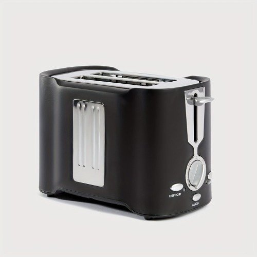 (FST-MBJ-110V)2 Slice Toaster, Quick & Even Results Every Time, Wide Slots Fit Any Size Bread Drop-Down Crumb Tray for Easy Clean Up, Stainless S